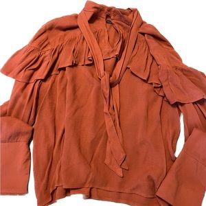 Boho Rust Blouse